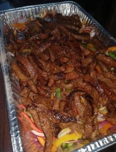 Steak fajitas