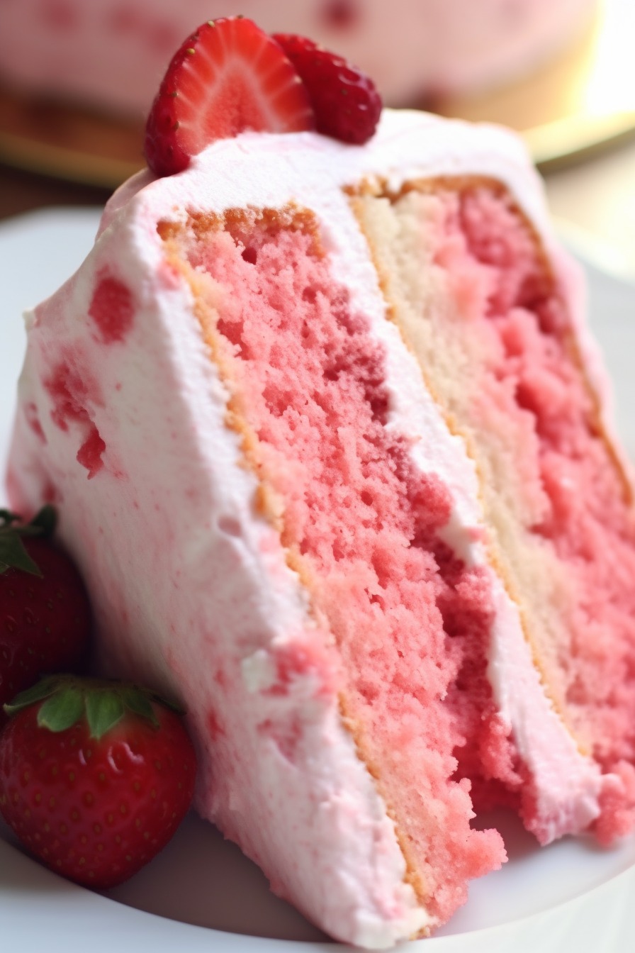 Best Strawberry Cake Ever