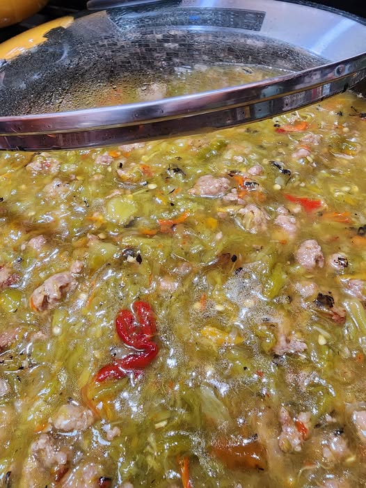 Green Chile Stew With Ground Beef