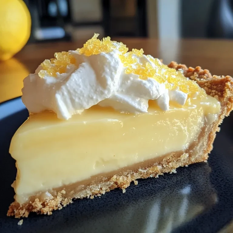 No Bake Lemon Pie Recipe